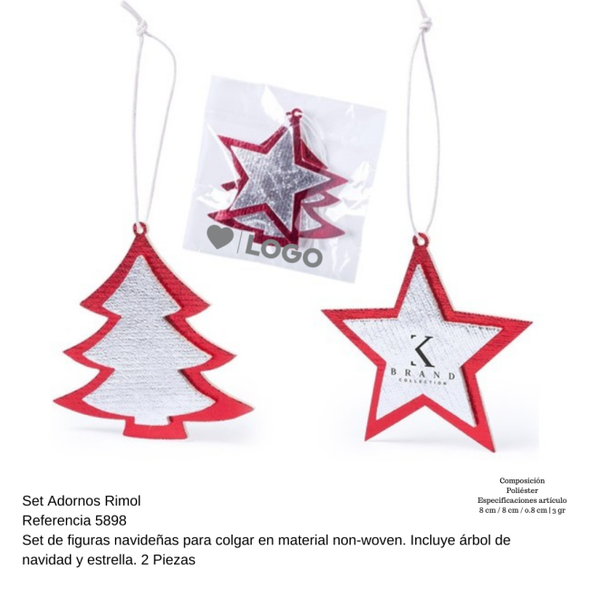 GM5898 SET DECORATIVO STAR